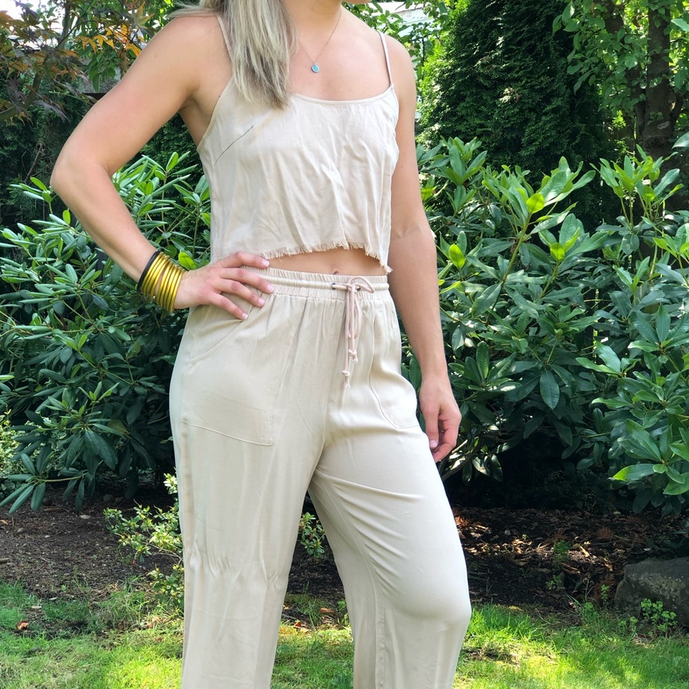 NWT. Wild Honey set; cropped top and pants